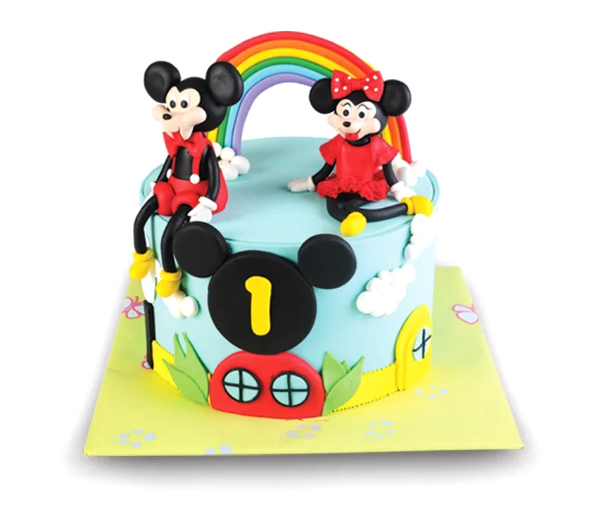 Minnie Mouse Doğum Günü Butik Pastası